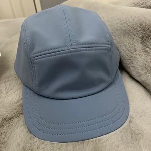 light blue athleta hat, new